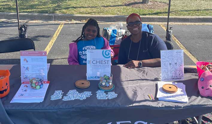 Chest staff at Pridefest