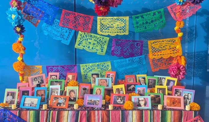 The CHEST ofrenda for Día de los Muertos 
