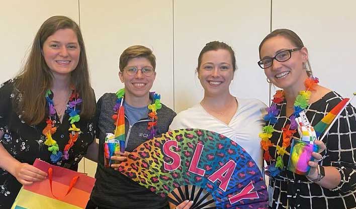 CHEST staff at a Pride celebration event