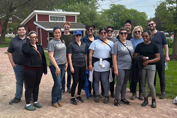 CHEST staff volunteers at Wagner Farms