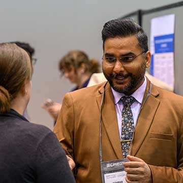 A person at a CHEST Annual Meeting