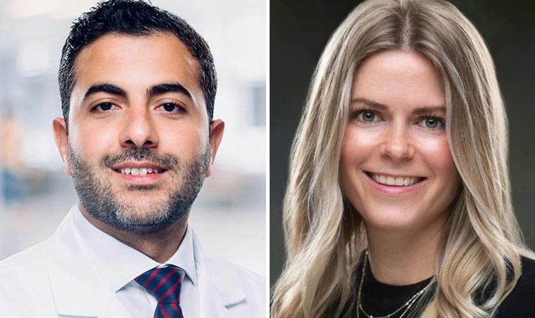 Headshots of Hasan Baher, MD; Lara Jones, DO