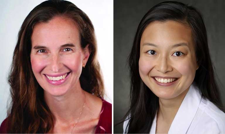 Headshots of Anne C. Coates, MD, FCCP; Kelly Gao, MD