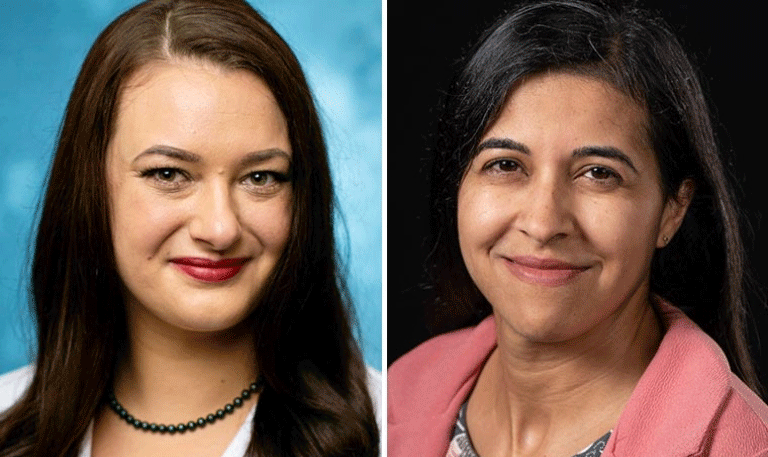 Headshots of Alexandra Wichmann, MD; Amik Sodhi, MD, FCCP