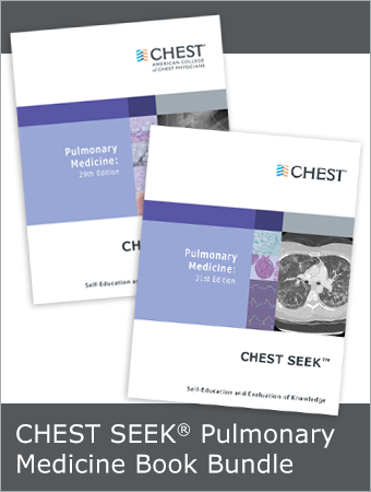 CHEST SEEK Pulomonary Medicine Book Bundle